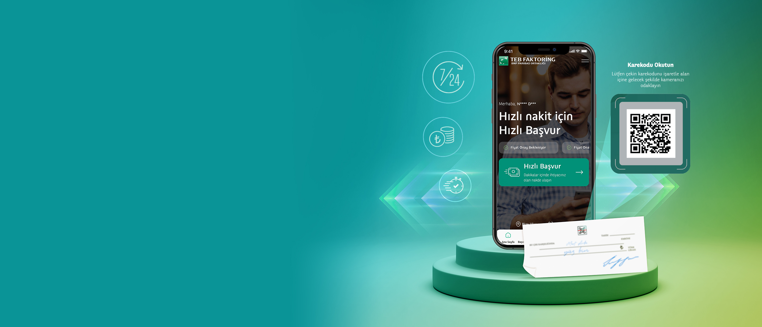FATURALI ÇEKİN VADESİNİ BEKLEMEYE SON